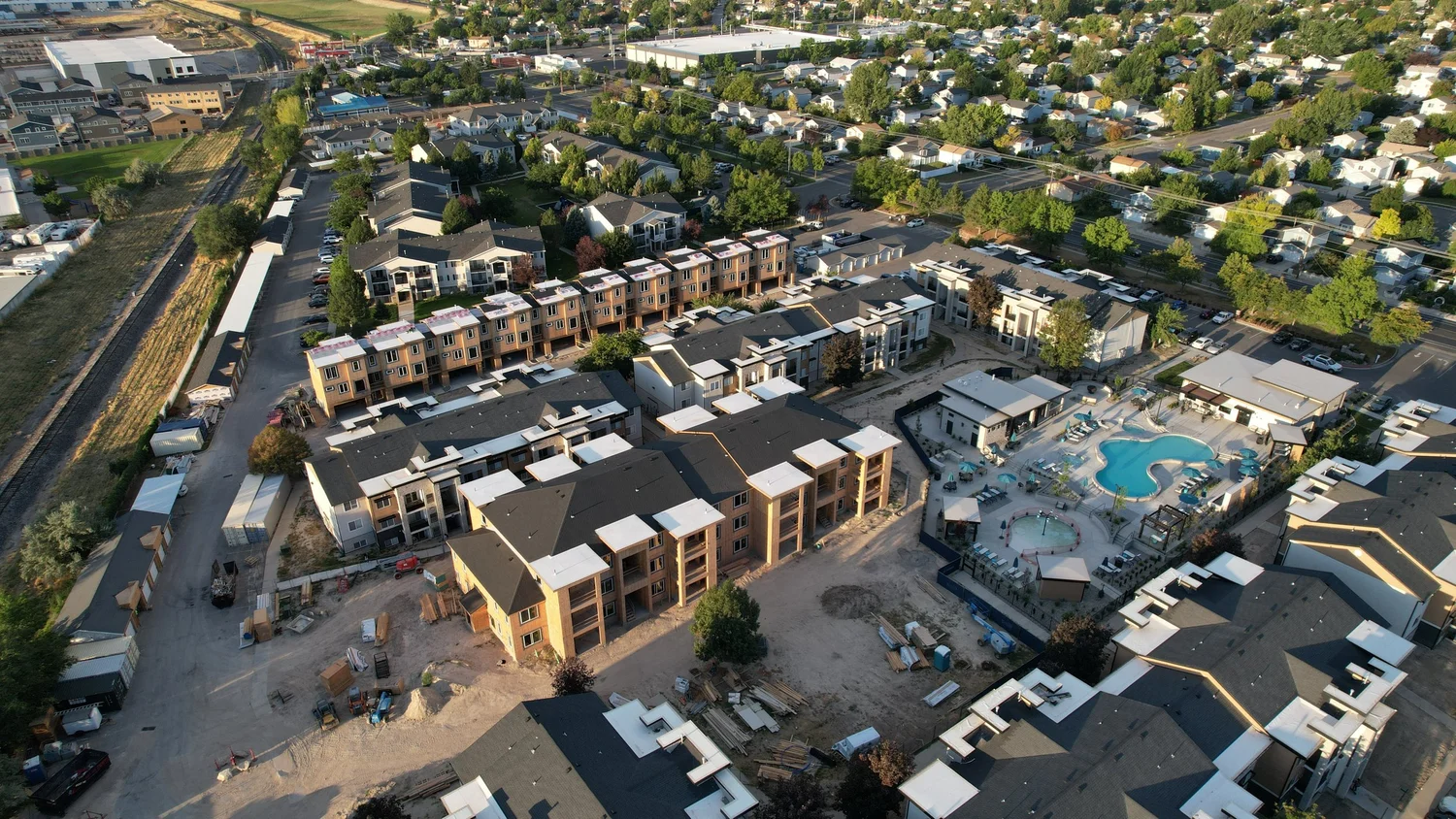 Event grounds aerial