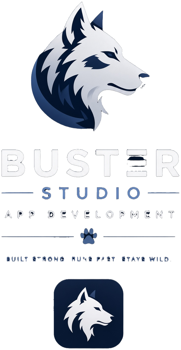 Buster Studios wolf logo